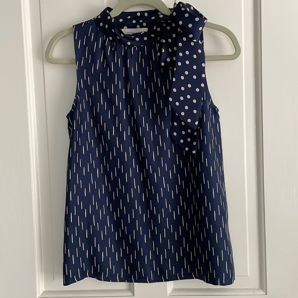 Anthropologie Sleeveless Silk Top